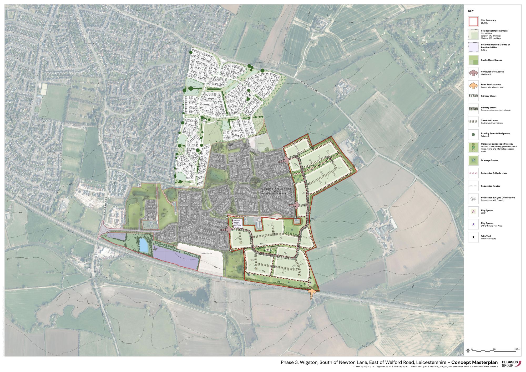 Wigston Meadows Phase 3 Concept Masterplan